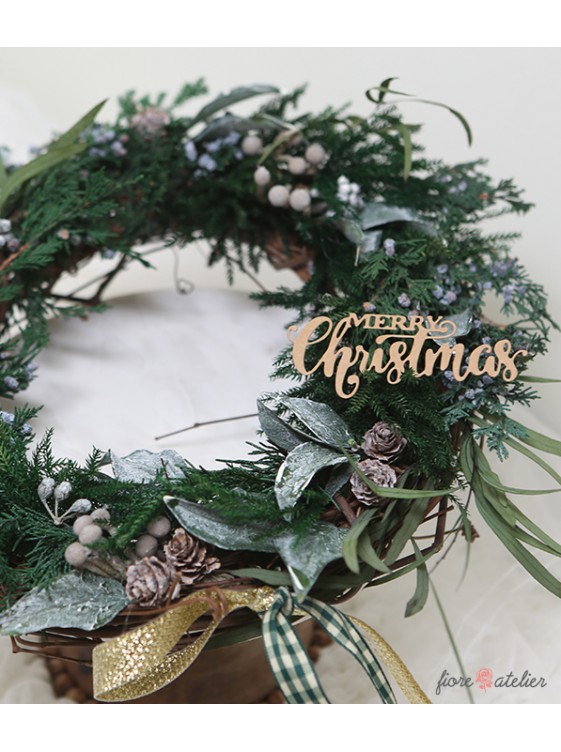 Rustic Preserved Christmas Wreath