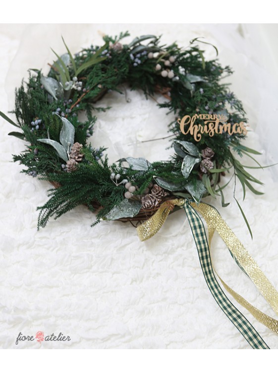 Rustic Preserved Christmas Wreath