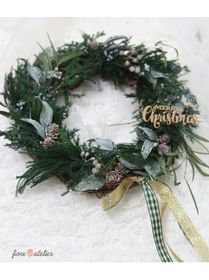 Rustic Preserved Christmas Wreath
