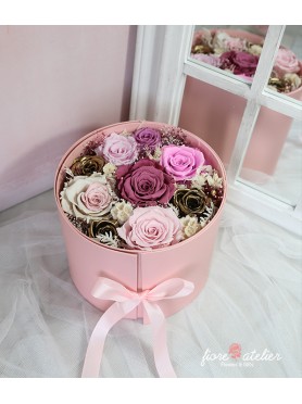 Floral Eternal Rose Gift Box - Romantic 