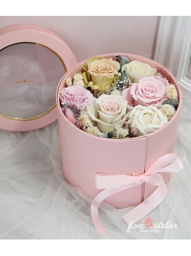 Floral Eternal Rose Gift Box - Pure 