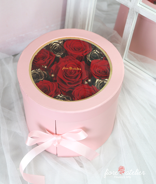 Eternal rose bouquet 💐  Ribbon rose bouquets, Roses bouquet gift